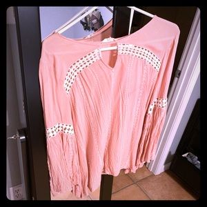 Long sleeve BoHo style boutique top